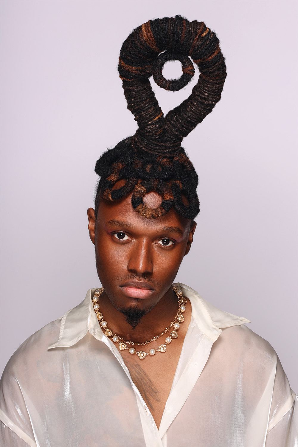 Dramatic Sculptural Updo - Teldra Campbell - Kaleidoscope Collection